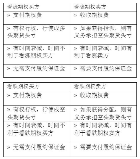 芝商所期权费的基本定价规则